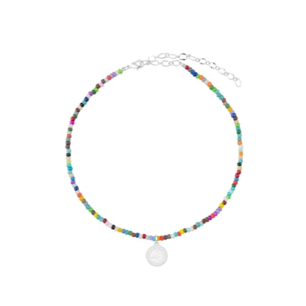 Get Back Necklaces Rainbow Bead Choker | Amazon (US)