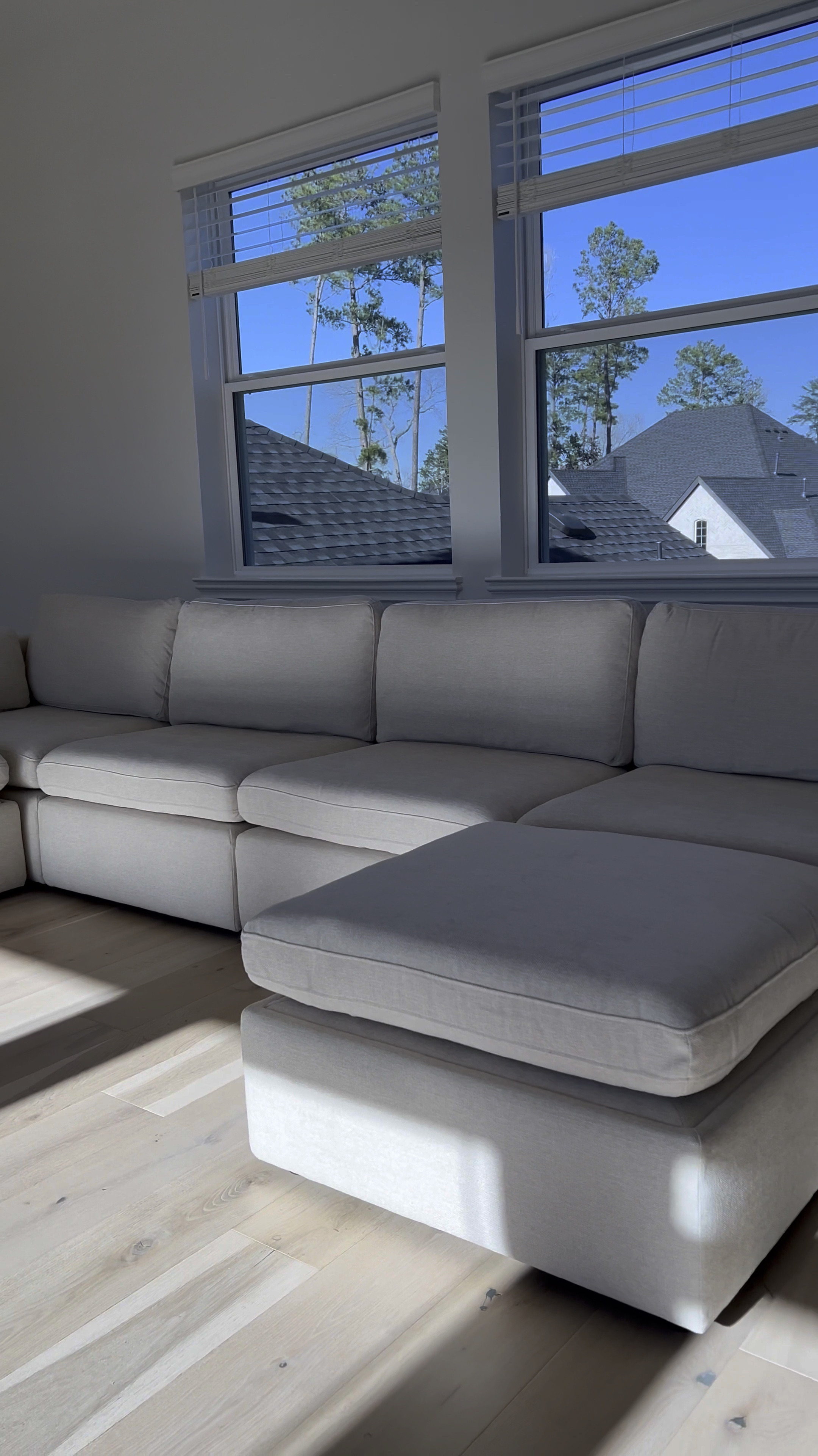 Found this gorgeous couch from Amazon. It is modular, has storage underneath the ottomans and is so comfortable! It comes in various colors and I’ve linked the non toxic fabric protectors to keep stains away! #LTKSpringSale

#LTKhome #LTKsalealert