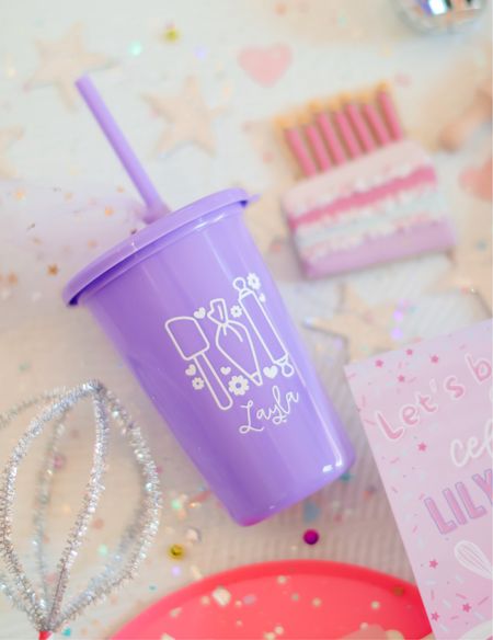 DIY Party Cups for our baking themed birthday party! 🥤

#LTKParties #LTKHome #LTKKids