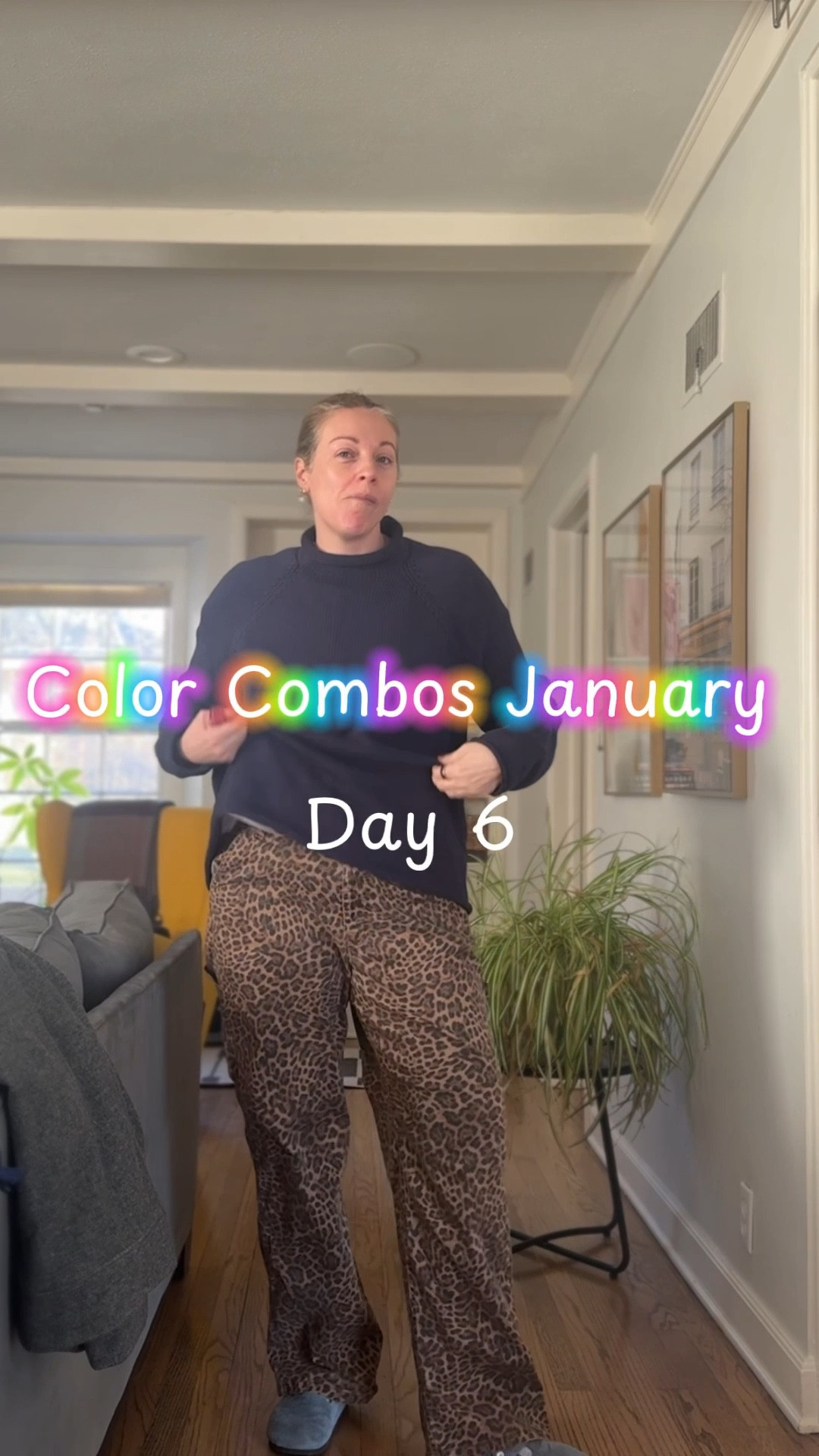 🤎💙🩵 color combo with a pop of 🐆 

#LTKootd #LTKMidsize #LTKOver40