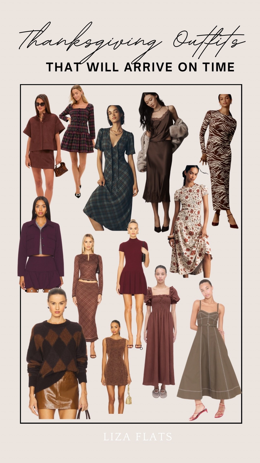 Thanksgiving outfit ideas! 


Lizaflats, holidays, last minute 

#LTKHoliday #LTKCyberWeek