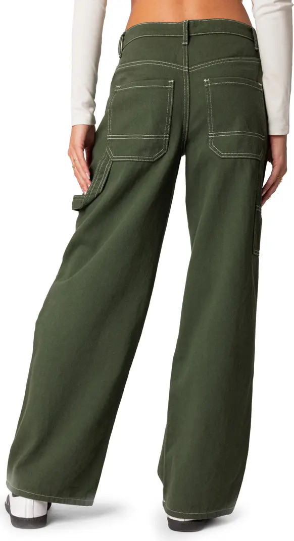 Brenda Low Rise Straight Leg Carpenter Jeans | Nordstrom