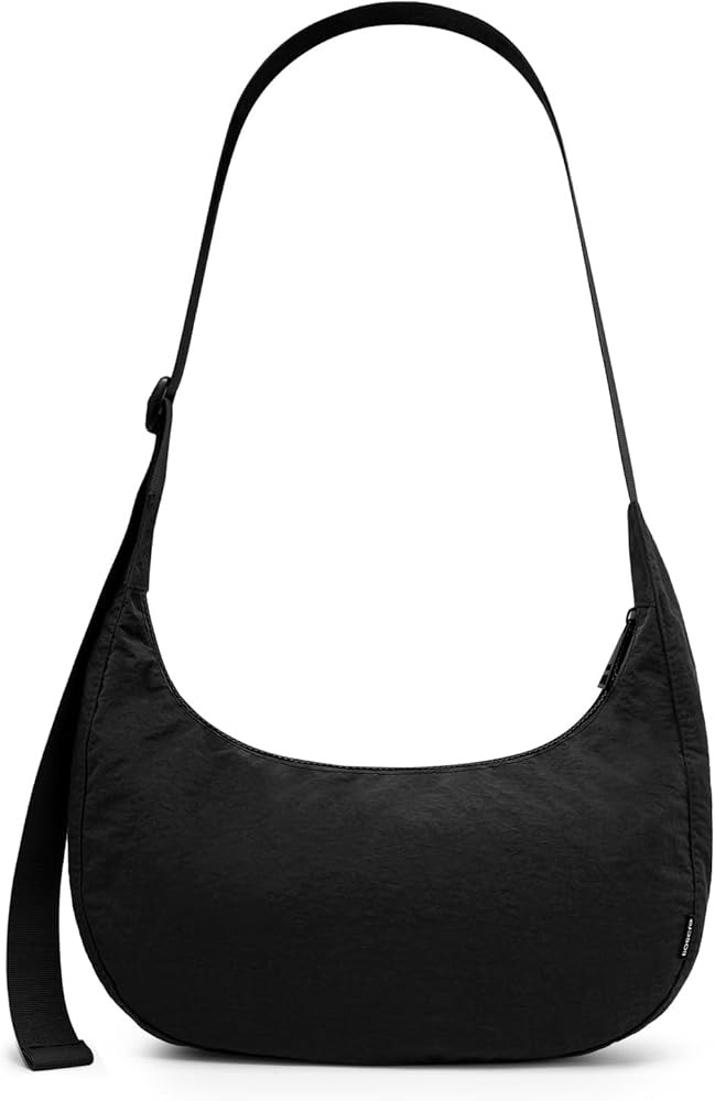 Iioscre Medium Crossbody Crescent Bag for Women Men Trendy, Nylon Crossbody Hobo Bag with Adjusta... | Amazon (US)