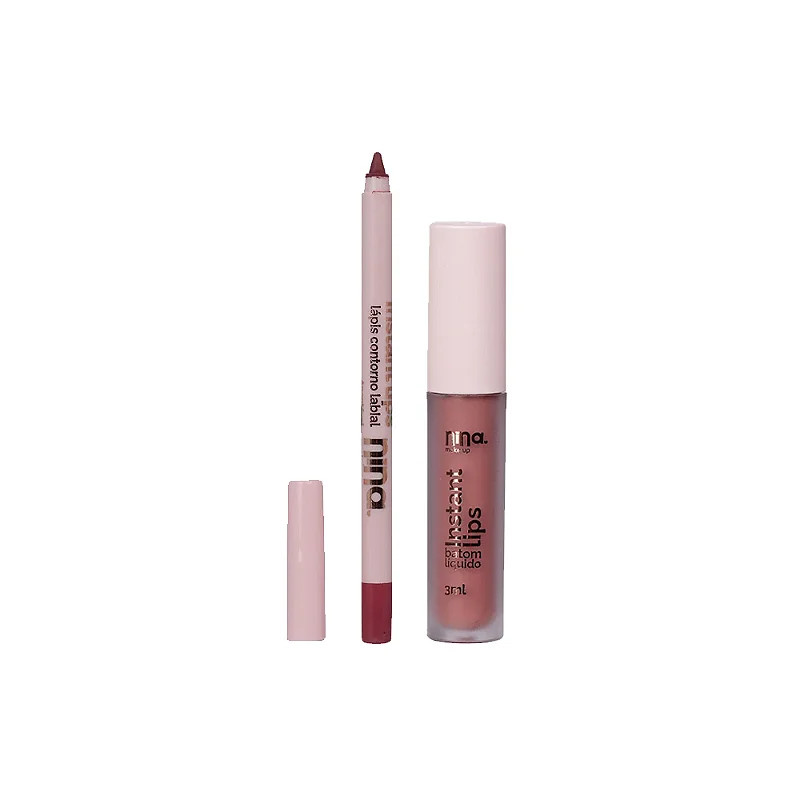 LIP COMBO SEDUÇÃO ESSÊNCIA - NINA MAKEUP | Nina Makeup (BR)