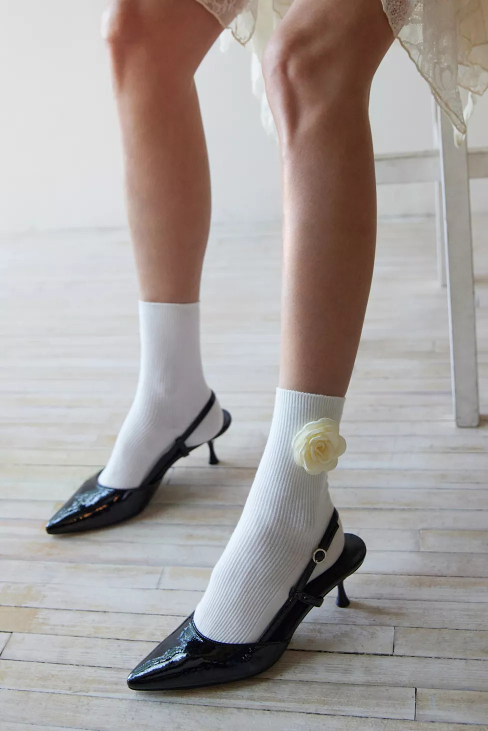 UO Stacy Slingback Kitten Heel | Urban Outfitters (US and RoW)