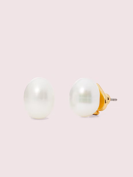 Kate Spade Pearl Drops Pearl Studs, Cream | Kate Spade (US)