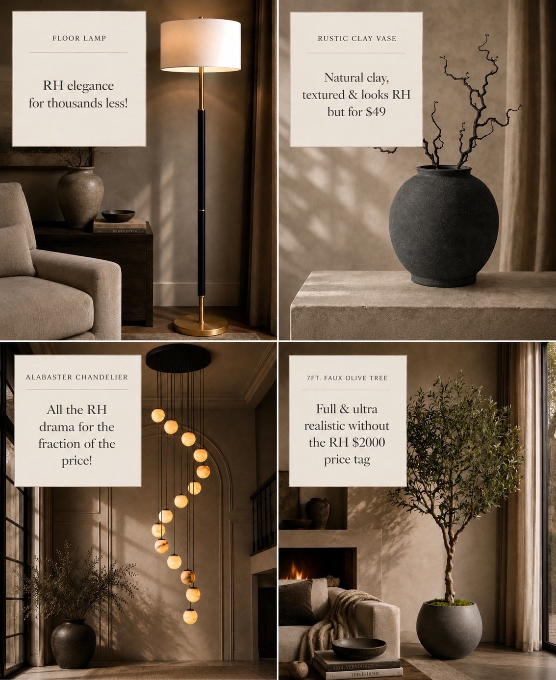Shop Restoration Hardware inspired Amazon home finds! Designer look for less

Comment SHOP below to receive a DM with the link to this post on my LTK ⬇ https://liketk.it/6l9ya

#LTKHome #LTKSaleAlert #LTKOver40