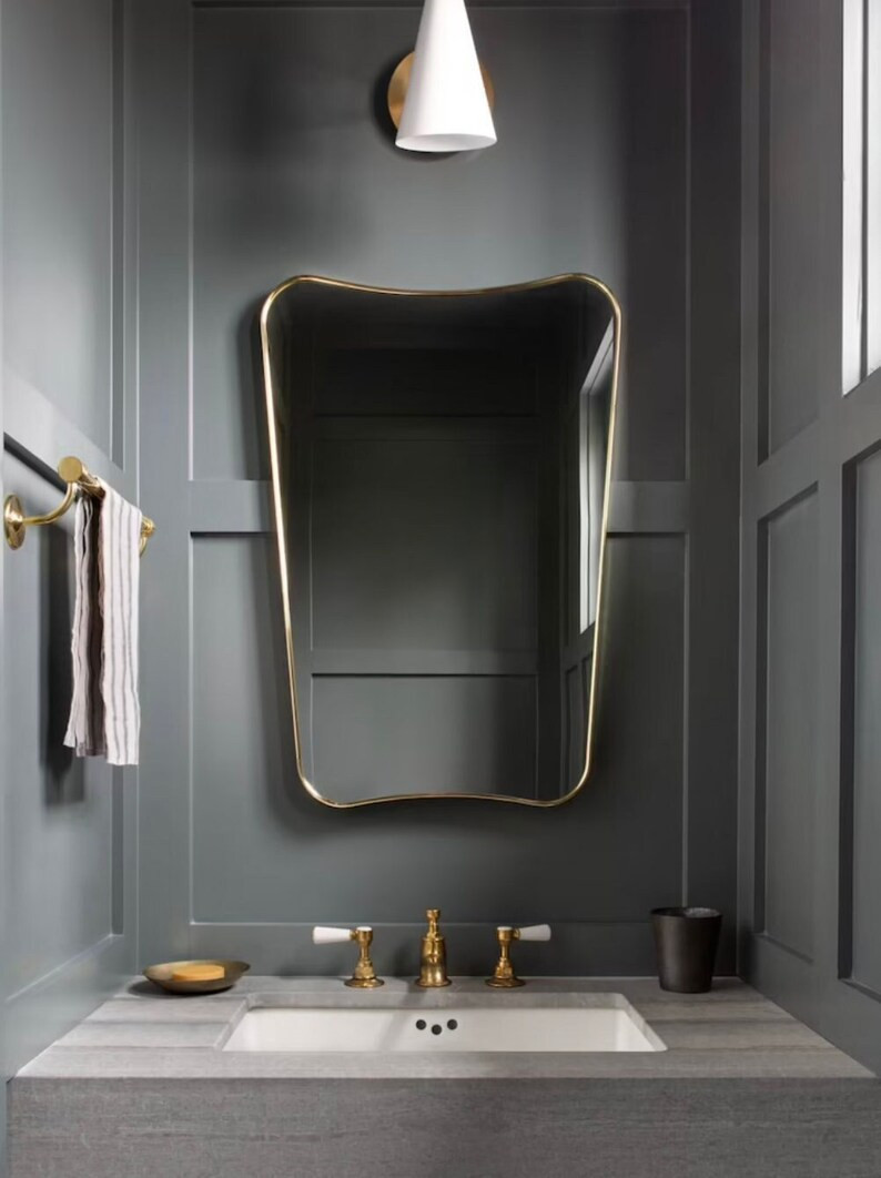 Butterfly Irregular Mirror  Asymmetrical Mirror Wall Mirror - Etsy | Etsy (US)