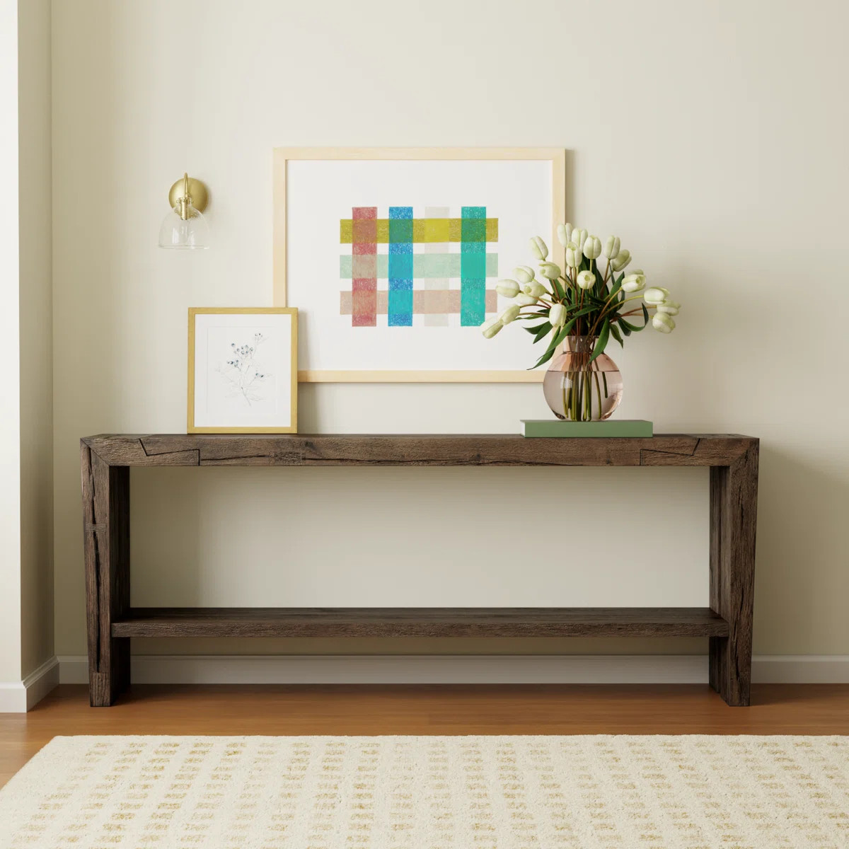 Alena 72" Solid Wood Console Table | Wayfair North America