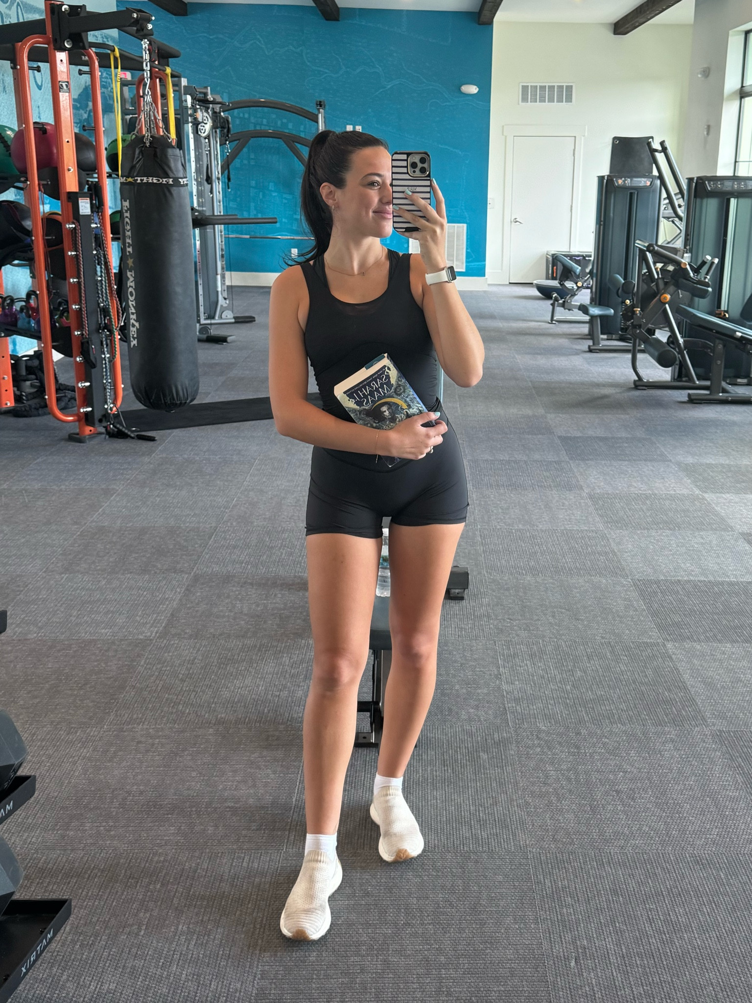 Black #gymshark workout fit ✨ 

#LTKFitness