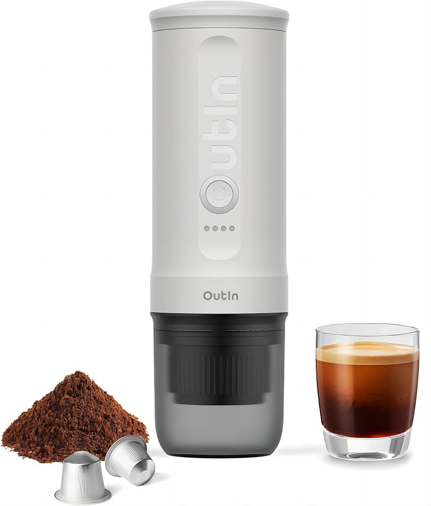 Outin Nano Portable Electric Espresso Machine, Travel Coffee Maker for Camping, Car Coffee Maker ... | Amazon (CA)