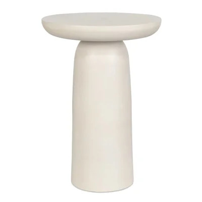 Delsie Joppa Dark Bronze Outdoor Accent Table | Wayfair North America