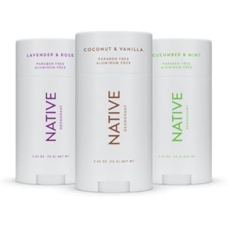 Native Deodorant | Natural Deodorant for Women and Men, Seasonal, Aluminum Free with Baking Soda, Pr | Amazon (US)