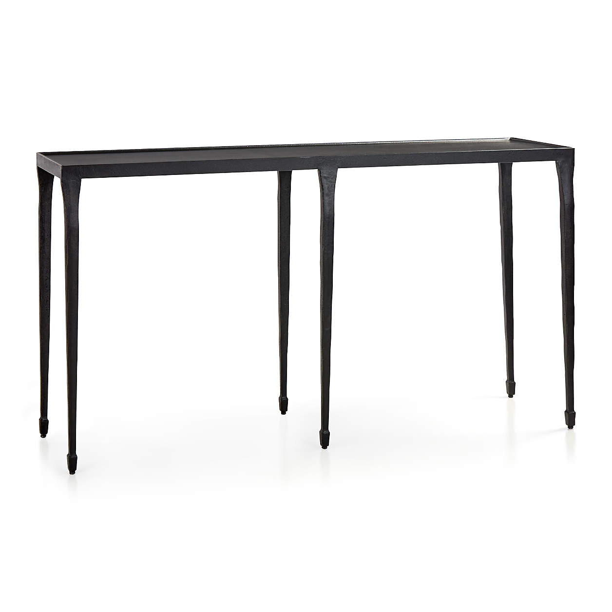 Silviano Iron Console Table + Reviews | Crate & Barrel | Crate & Barrel