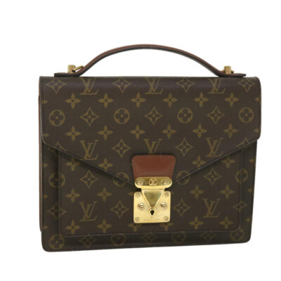LOUIS VUITTON Monogram Monceau 28 Hand Bag 2way M51185 LV Auth 55540 | eBay US