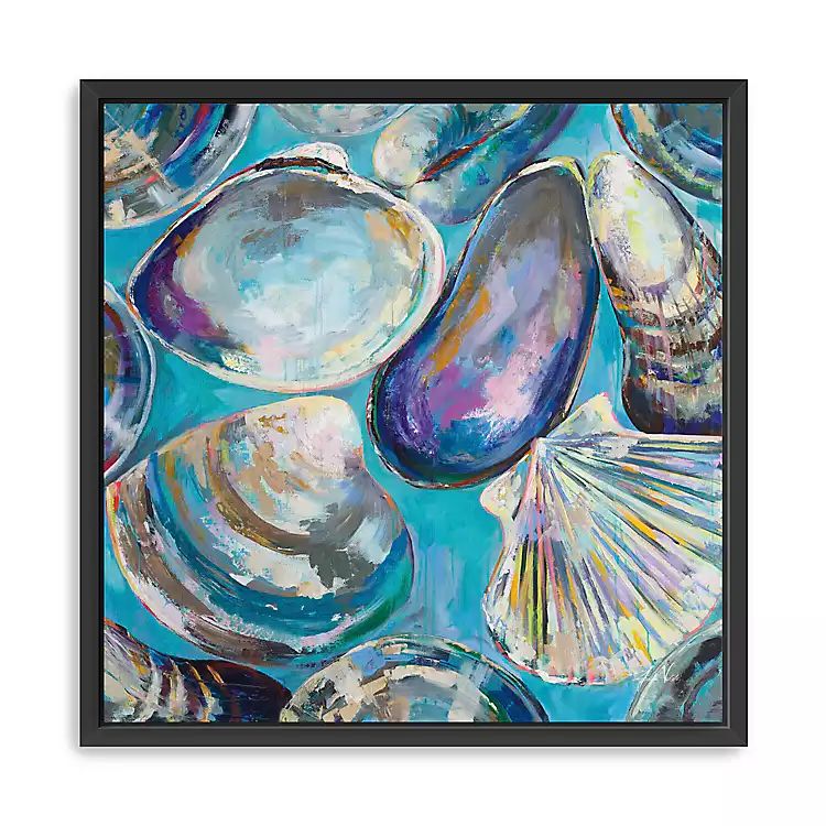 Salt Water Finds Framed Canvas Art Print | Kirkland's Home