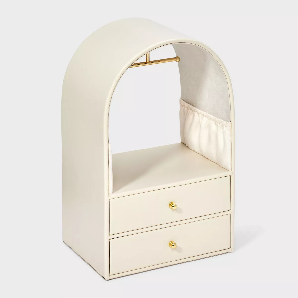 Rounded Standing Jewelry Organizer with Drawers - A New Day™ Cream | Target