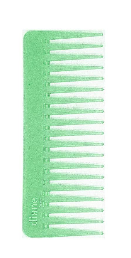 6" Wide Tooth Diane Oil-Infused Detangler Comb 6-inch Green DBC02 | Amazon (US)