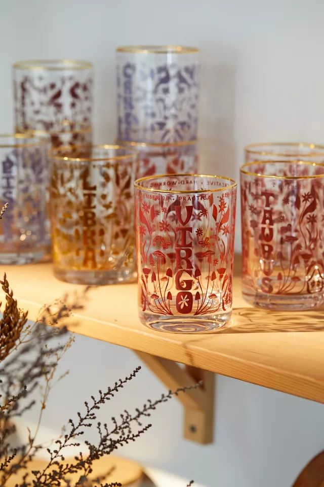 Zodiac Juice Glass | Urban Outfitters (US and RoW)