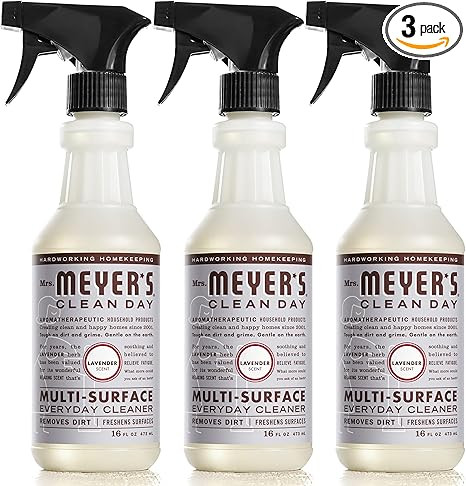 Mrs. Meyer's All-Purpose Cleaner Spray, Lavender, 16 fl. oz - Pack of 3 | Amazon (US)