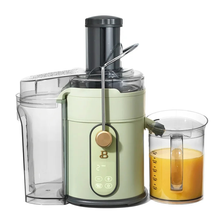 Beautiful 5-Speed 1000W Electric Juice Extractor with Touch Activated Display, Sage Green by Drew... | Walmart (US)