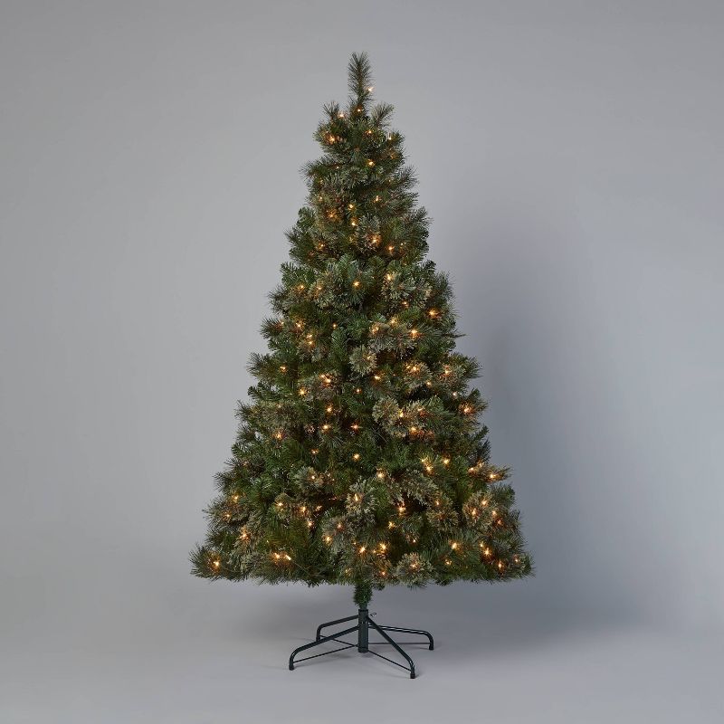 6' Pre-Lit Traditional Virginia Pine Artificial Christmas Tree Clear Lights - Wondershop™ | Target