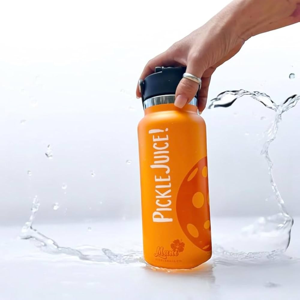 Maui Pickleball Co.™ Pickleball Water Bottle Pickleball Gifts 32oz Insulated Stainless Steel Wa... | Amazon (US)