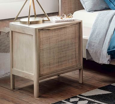 Dolores Cane Cabinet Nightstand (20") | Pottery Barn (US)
