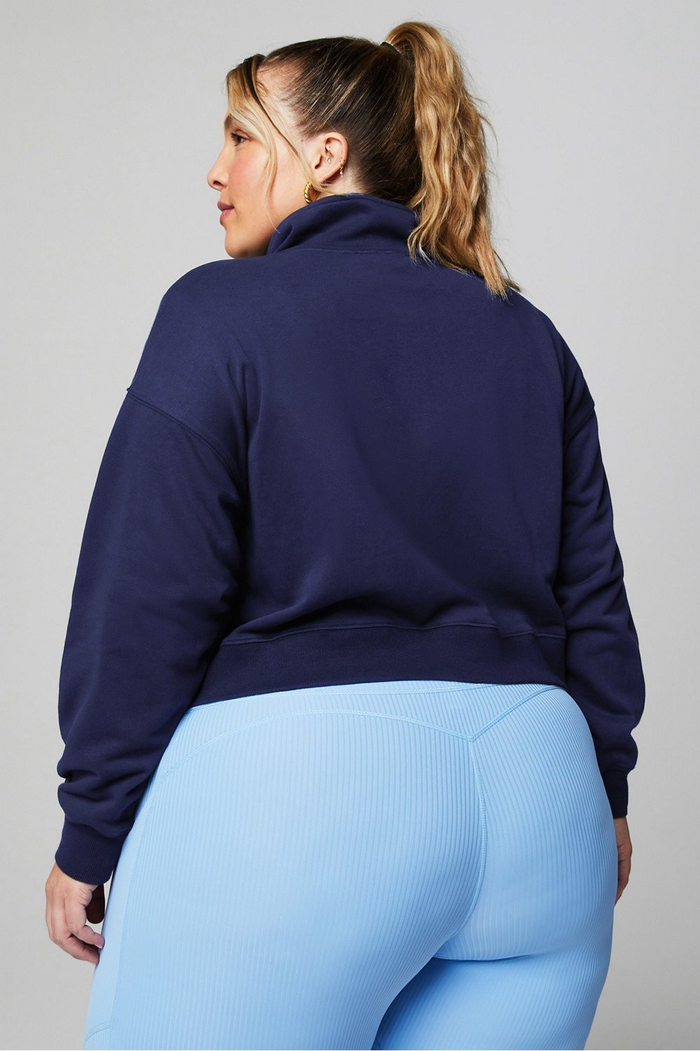 Year Round Terry Half Zip Sweatshirt | Fabletics