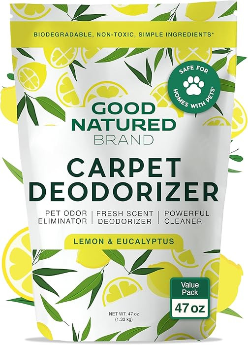 Good Natured Brand | Carpet Deodorizer & Freshener Powder | 47 oz Pet Odor Eliminator for Strong ... | Amazon (US)