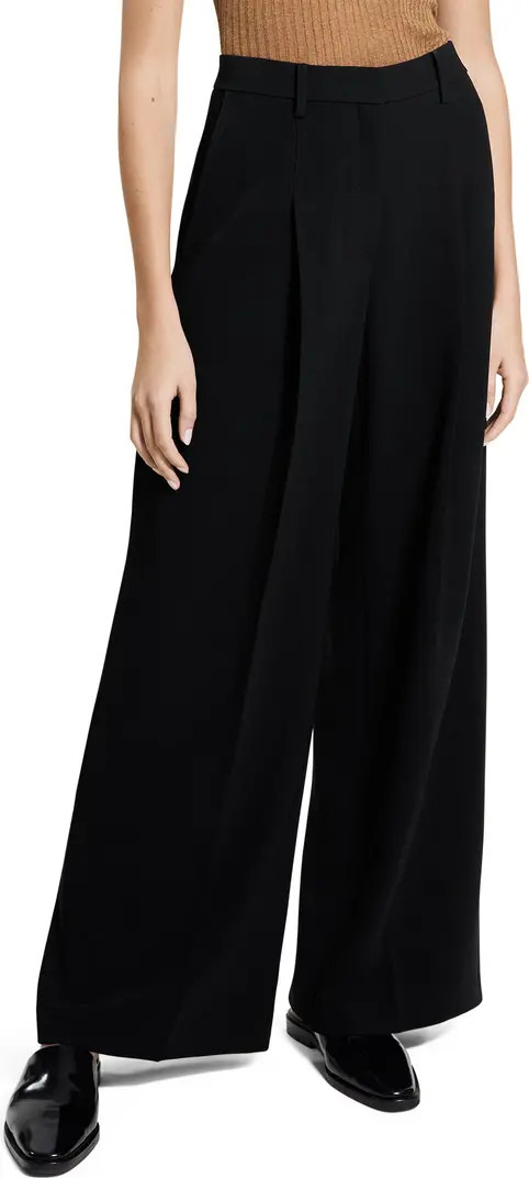 Pleated High Rise Wide Leg Pants | Nordstrom
