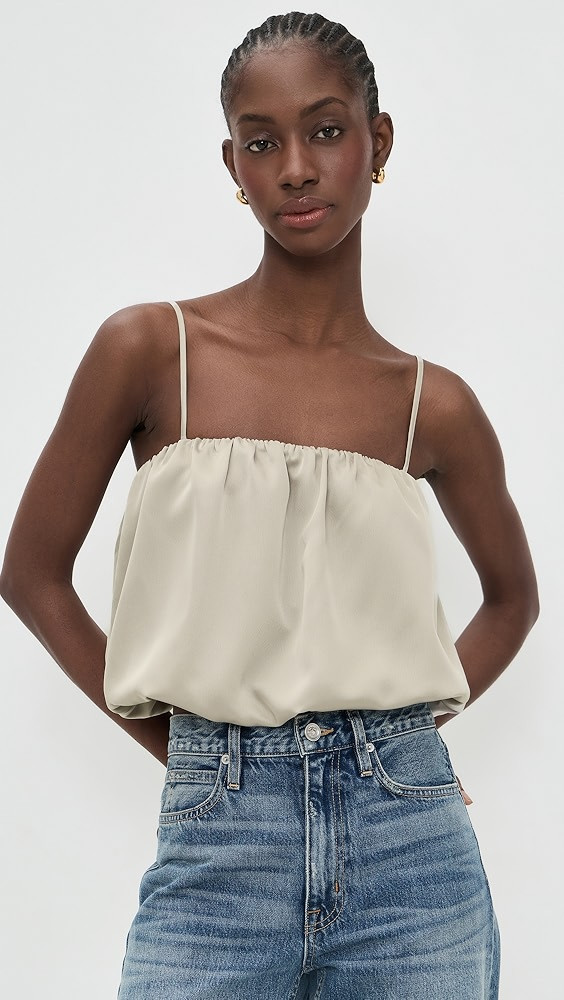 Satin Bubble String Top | Shopbop