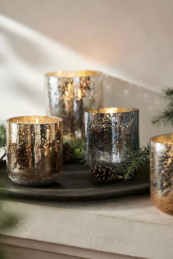 Radiant Metallic Candle | Anthropologie (US)