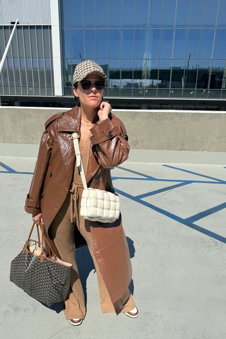 Airport style! I’ll always choose comfort for when my flight is over an hour. I also want to feel pulled together so I added this trench! Would you wear this traveling? 

#LTKstyletip #LTKSeasonal #LTKtravel