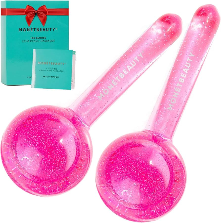 MonétBeauty Ice Globes for Facials, Freezer Safe and Highly Effective Facial Globes for Daily Be... | Amazon (US)