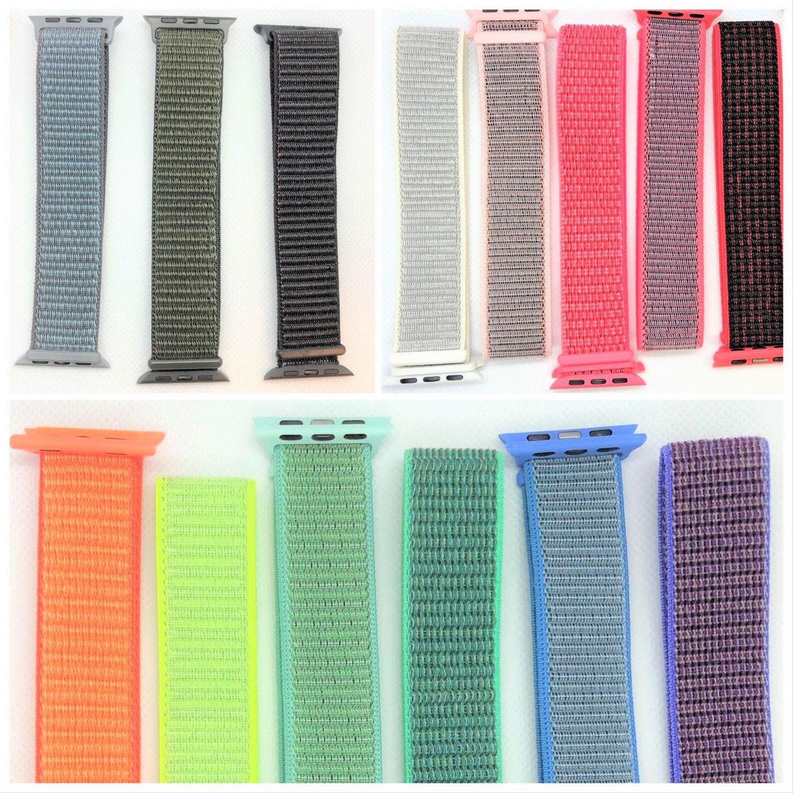 Nylon Sport Loop band for Apple Watch  38mm 40mm 42mm 44mm  | Etsy | Etsy (US)