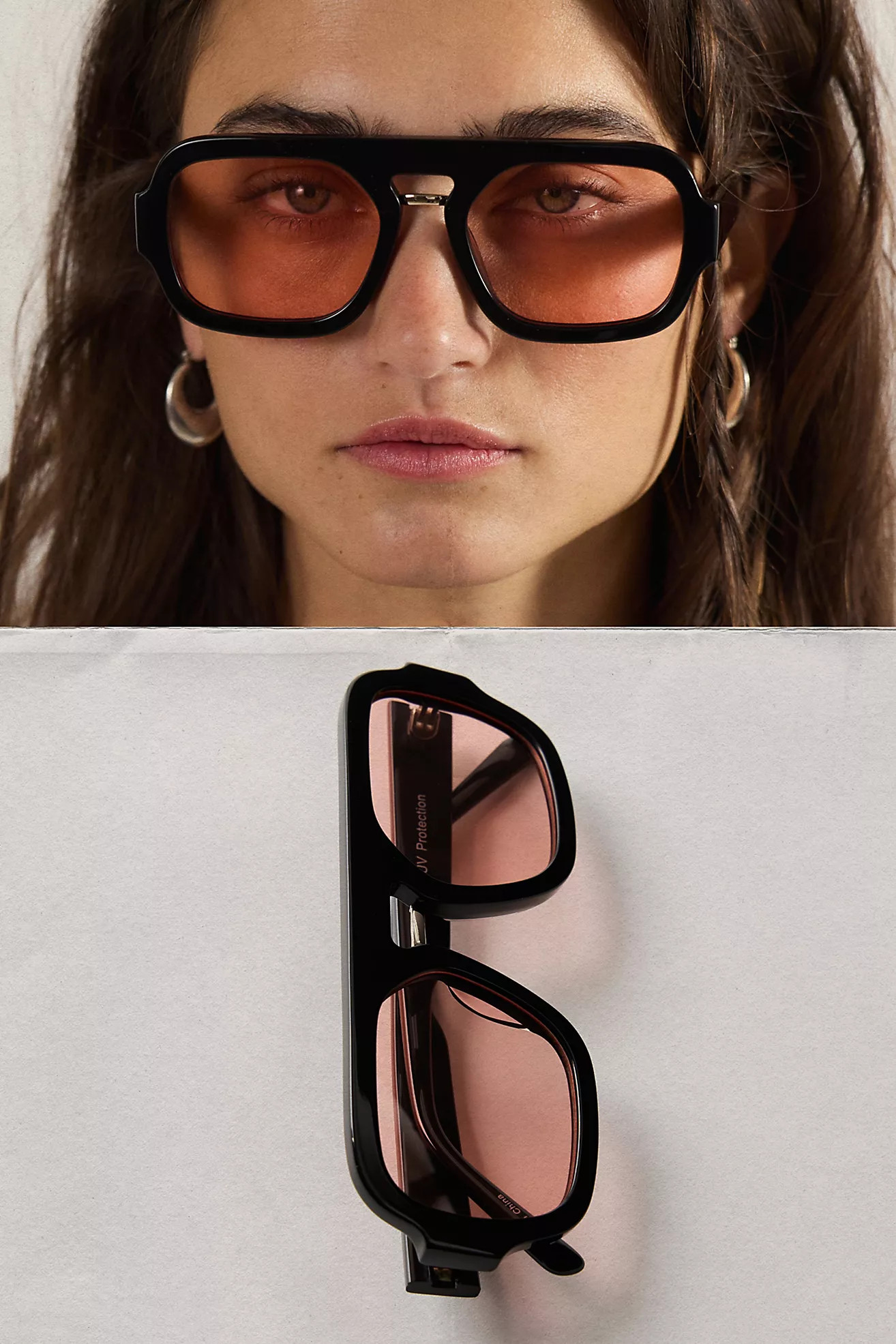 Rhiannon Modern Aviator Polarized Sunglasses | Free People (Global - UK&FR Excluded)