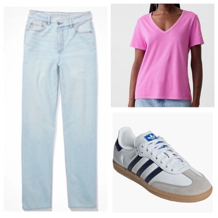 Everyday casual outfit. #adidas #sneakers #loosejeans #baggyjeans 

#LTKmidsize #LTKover40 #LTKstyletip