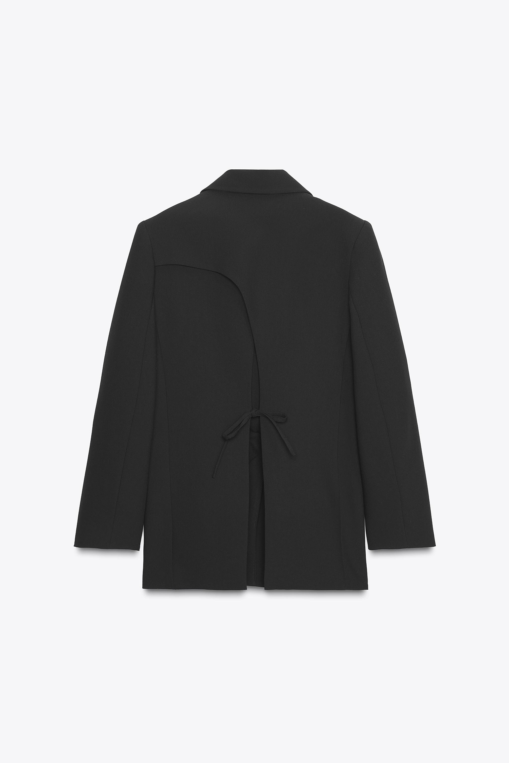 OPEN BACK TIE BLAZER | Zara US