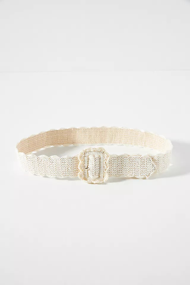 Scallop-Trim Crochet Belt | Anthropologie (US)