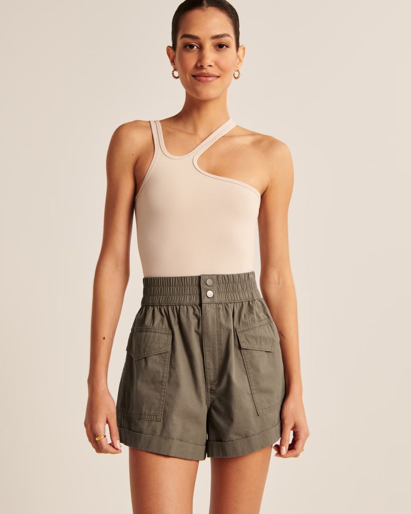 Women's Utility Cargo Shorts | Women's Up To 25% Off Select Styles | Abercrombie.com | Abercrombie & Fitch (US)