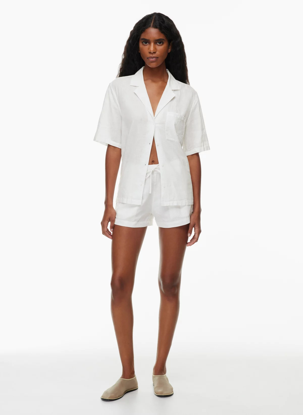 ABODE LINEN SHIRT | Aritzia