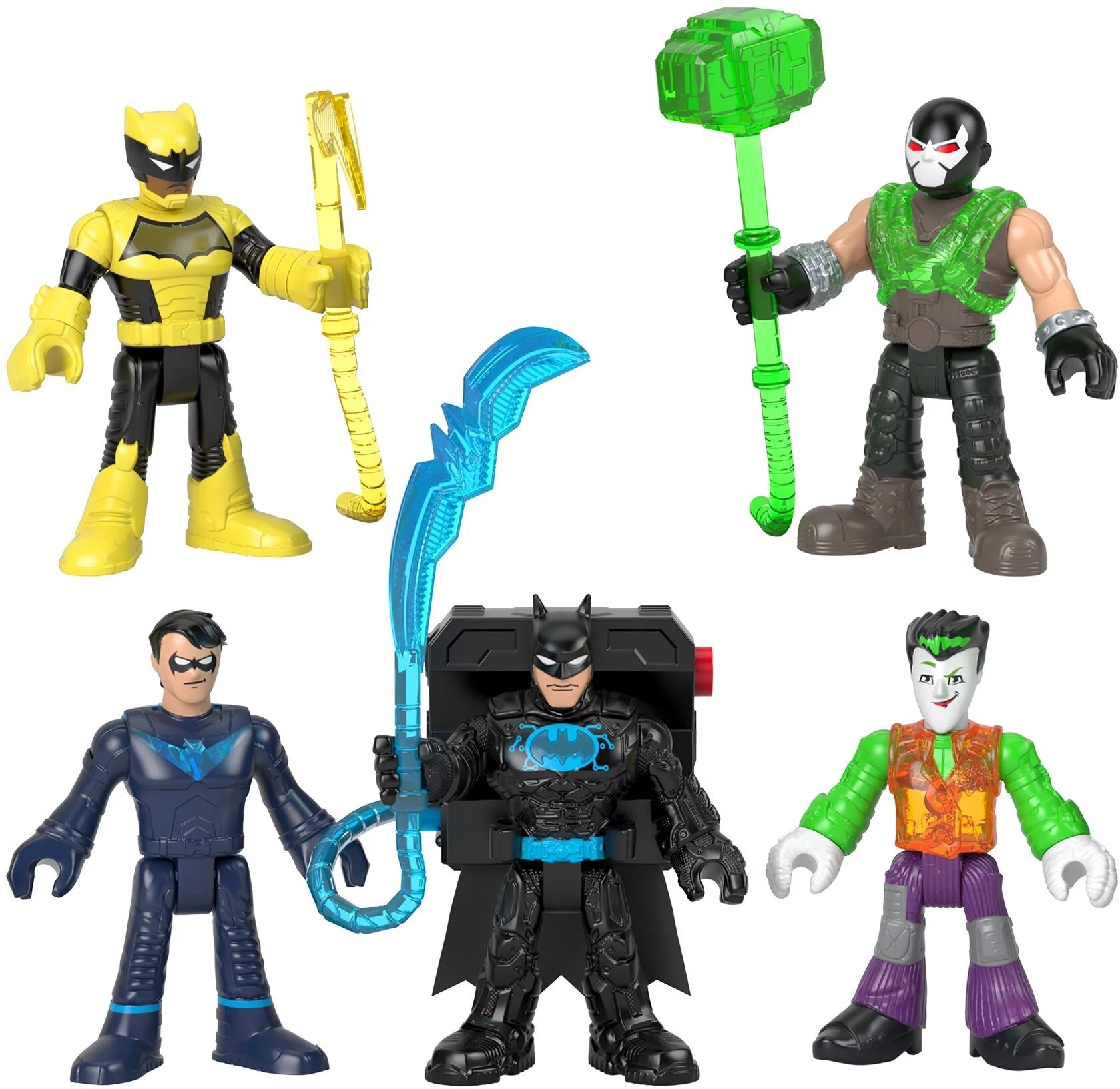 Imaginext DC Super Friends Bat-Tech Multi-Pack 5 Figures with Accessories - Walmart.com | Walmart (US)