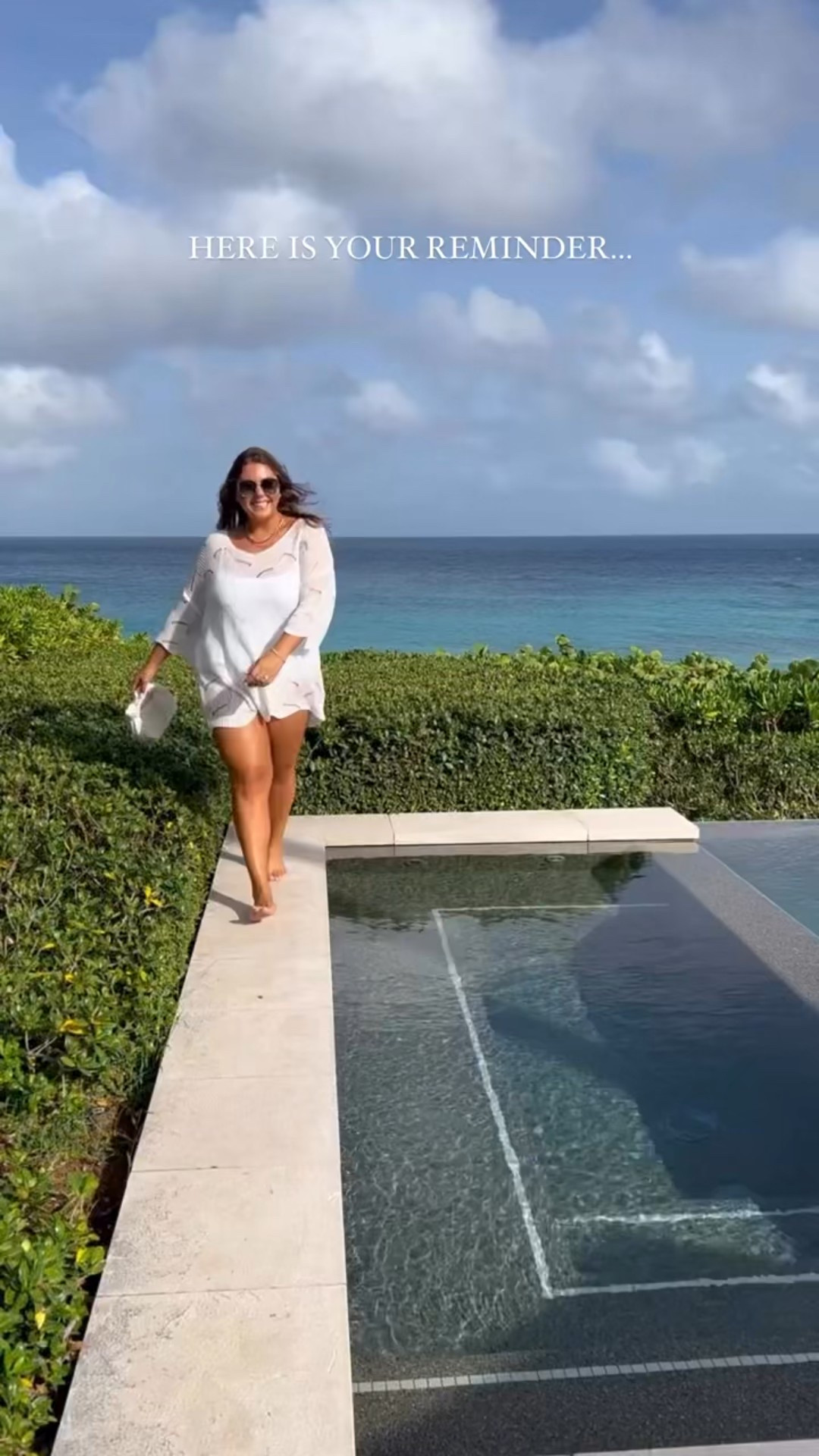 Wearing size XXL Plus in coverup & 16 in swimsuit. Sharing similar styles. Use CARALYNM at Cakes Body. 

#LTKTravel #LTKMidsize #LTKSwim