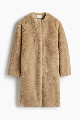 H & M - Teddy Fleece Coat - Beige | H&M (US + CA)