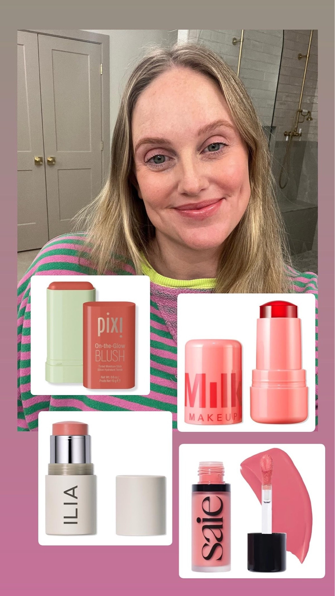 I love these lip and cheek stains! Perfect for any occasion, easy to apply. Also this eye shadow palette!

#LTKmomlife #LTKBeauty #LTKselfcare