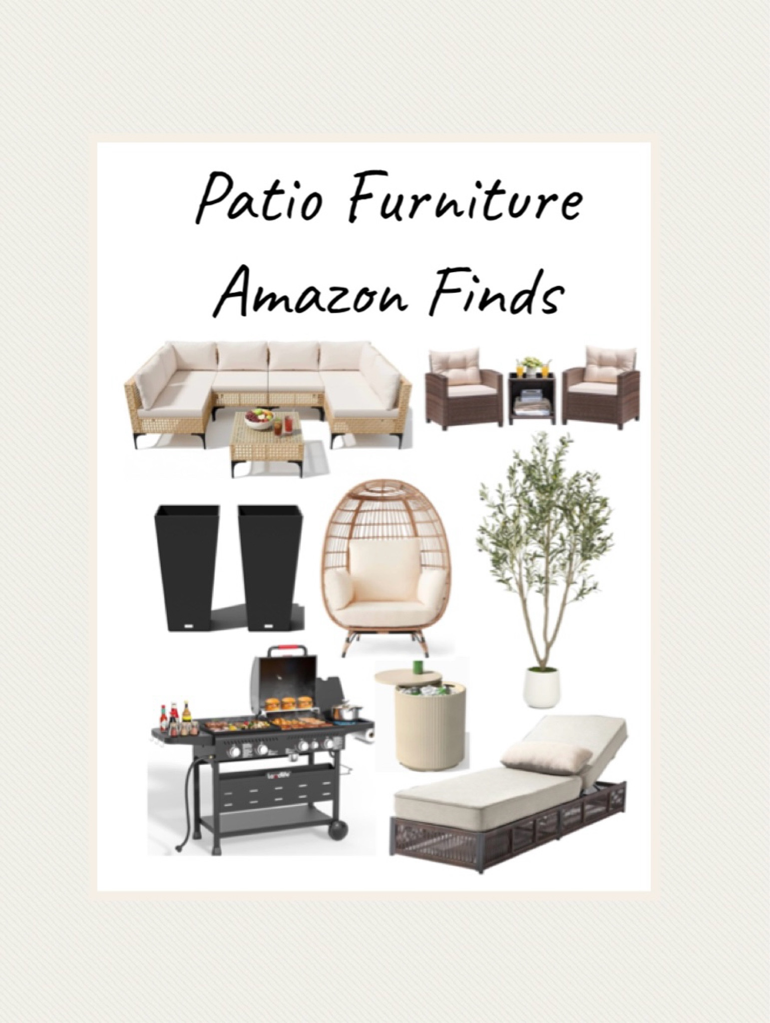 Outdoor patio furniture from Amazon 💛

#amazon #patio 

#LTKSeasonal #LTKHome
