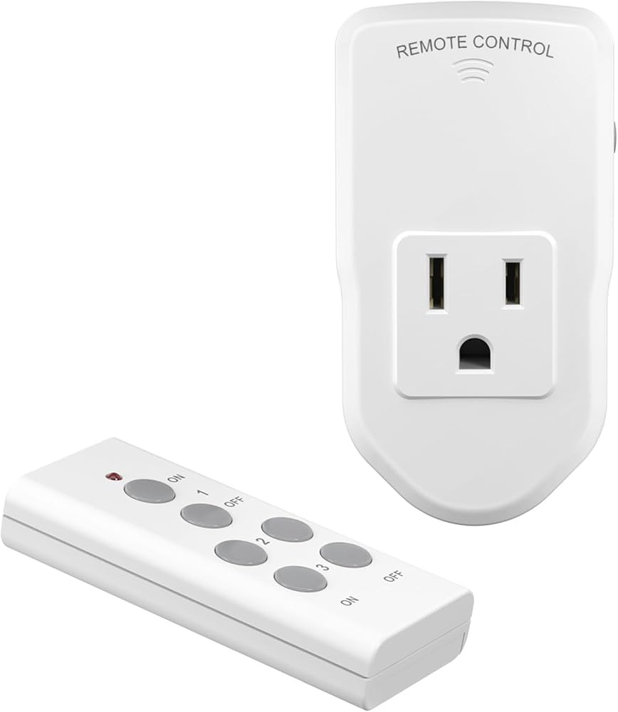 BN-LINK Wireless Remote Control Outlet Electrical Switch for Lights, Fans, Christmas Lights, Smal... | Amazon (US)