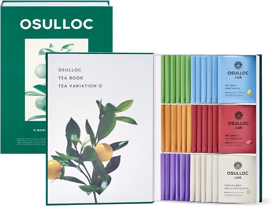 OSULLOC TEA VARIATION "O" (36 Count, 6 Types x 6 ea), Elegant & Sophisticated designed Tea Gift S... | Amazon (US)