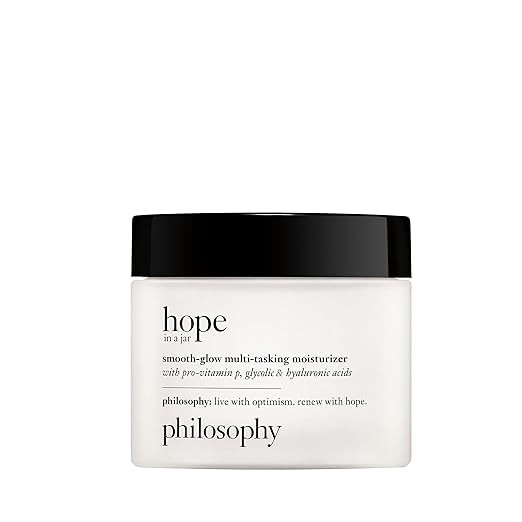 philosophy hope in a jar smooth-glow multi-tasking face moisturizer - with pro-vitamin P, glycoli... | Amazon (US)